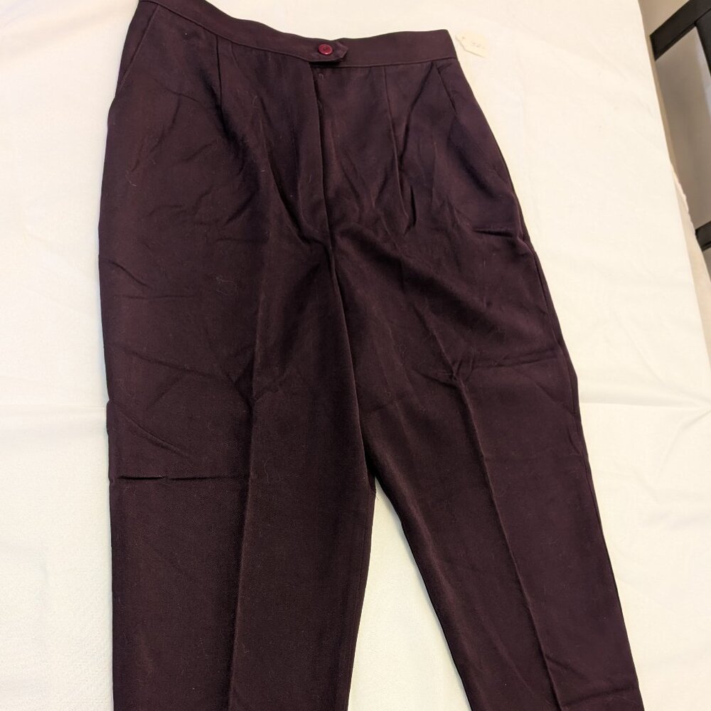 Carol Horn Workshop Business Red Pants Size 12